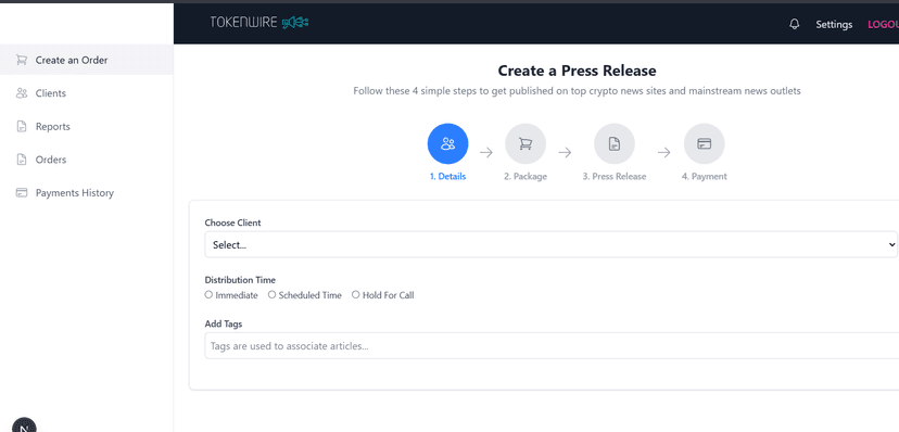 Publisher Dashboard